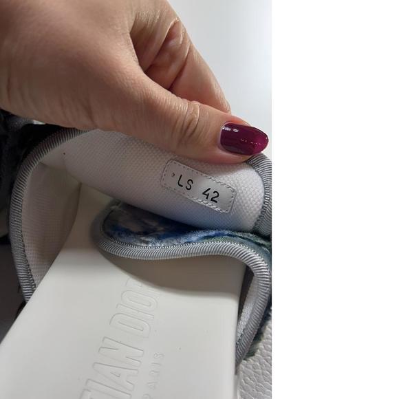 D Wander Shaded Camo Velcro Strappy Blue Slides Sandals E123 - Picture 5 of 12